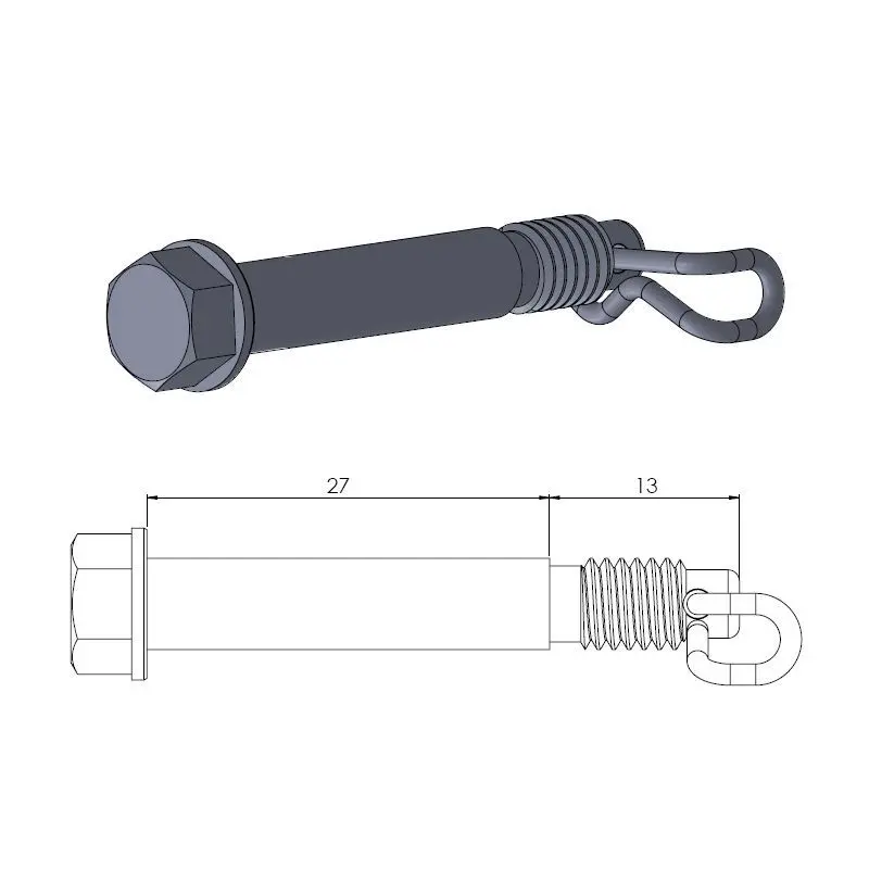 MINO :  ( 30-5009 ) Brake pad pin ktm-85-65
