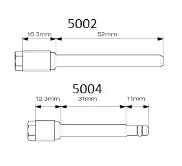 MINO :  ( 30-6005 ) Brake pad pin Set-5004-5002
