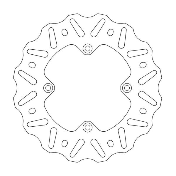 MINO : (33-6366 )  Nitro rear disc Yamaha: YZ80/85