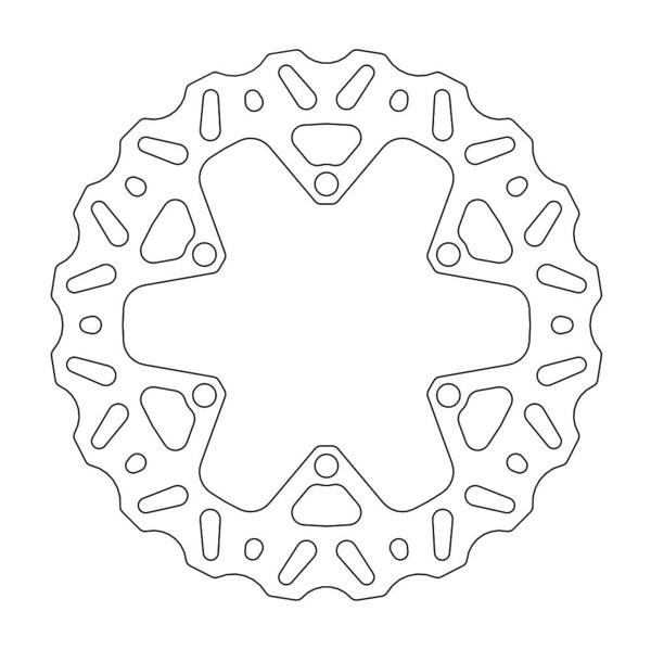 MINO : (33-6369 )  Nitro front disc Kawasaki: KX85