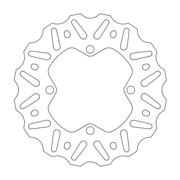 MINO : (33-6370 )  Nitro front/rear disc Kawasaki: KX65, Suzuki RM65