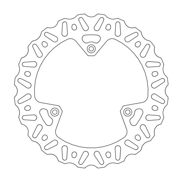 MINO : (33-6373 )  Nitro front disc Yamaha: YZ80/85, Suzuki: RM85