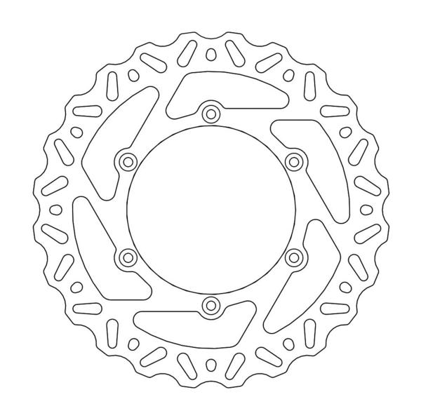 MINO : (33-6374 )  Nitro front disc Yamaha: WR/WRF, YZ/YZF, Suzuki: RM125/250