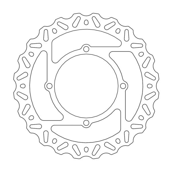 MINO : (33-6375 )  Nitro front disc Kawasaki: KX125/250/250F, KLX450, KXE450F