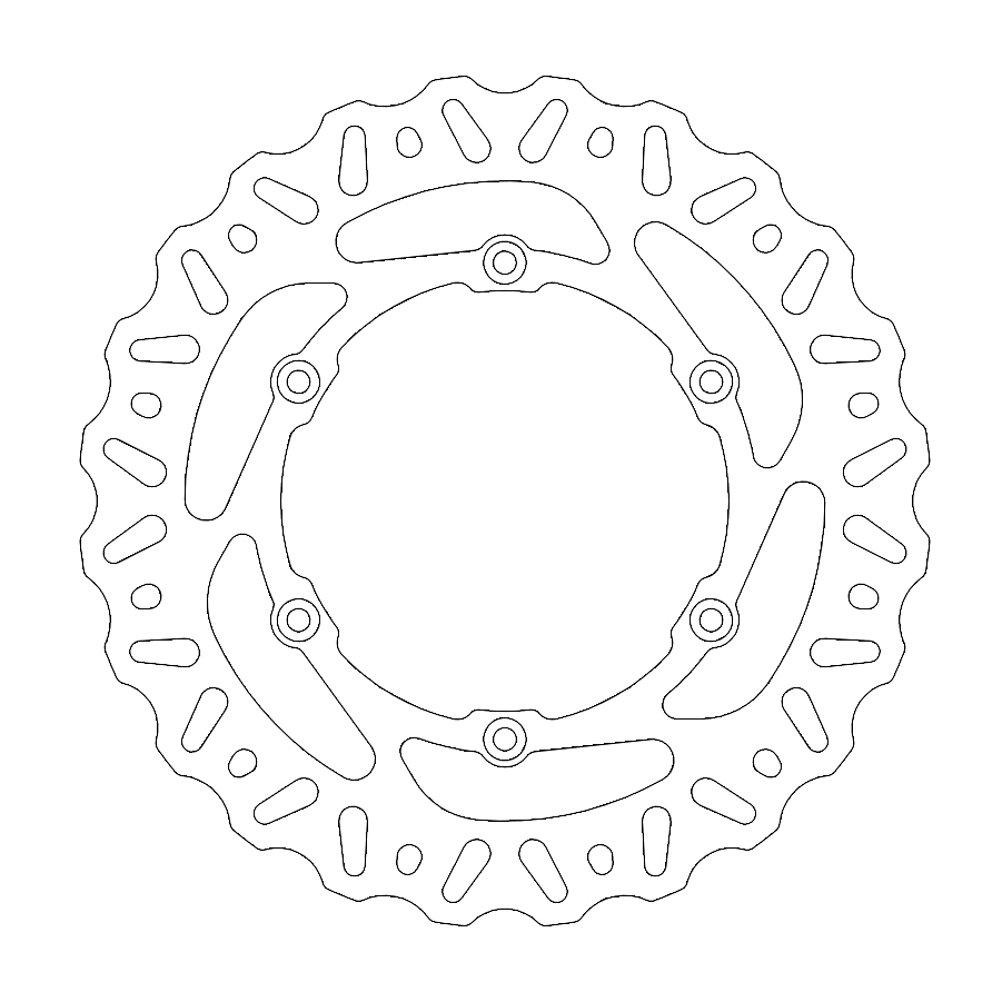 MINO : (33-6376 )  Nitro rear disc Suzuki: RM125/250