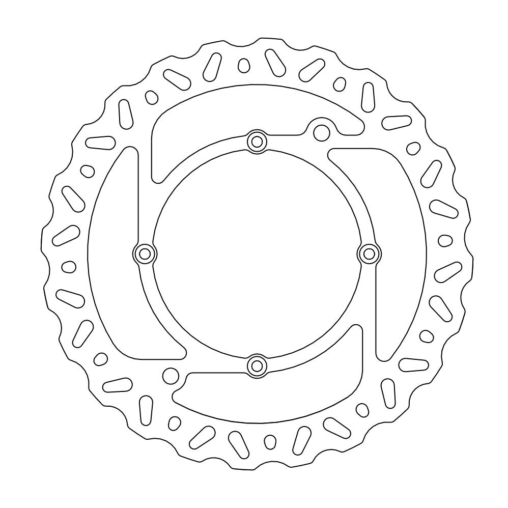 MINO : (33-6404 )  Nitro front disc Husqvarna