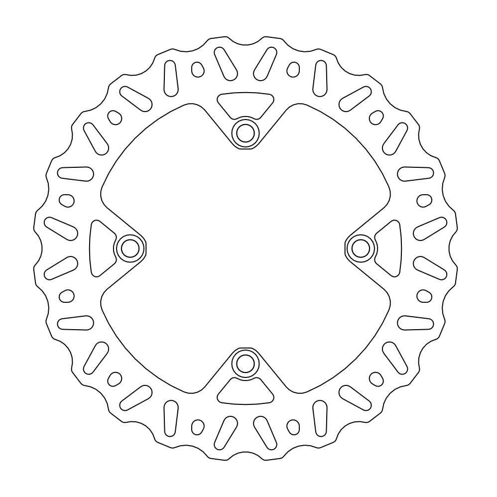 MINO : (33-6405 )  Nitro rear disc Husqvarna