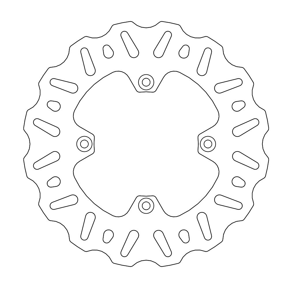 MINO : (33-6450 )  Nitro rear disc Suzuki: RM85