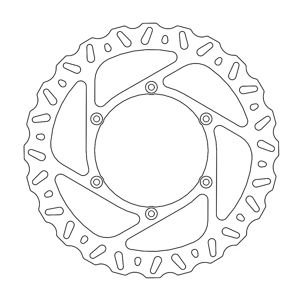 MINO : (33-6677 )  Nitro front disc Yamaha: YZF250/450 2016-->