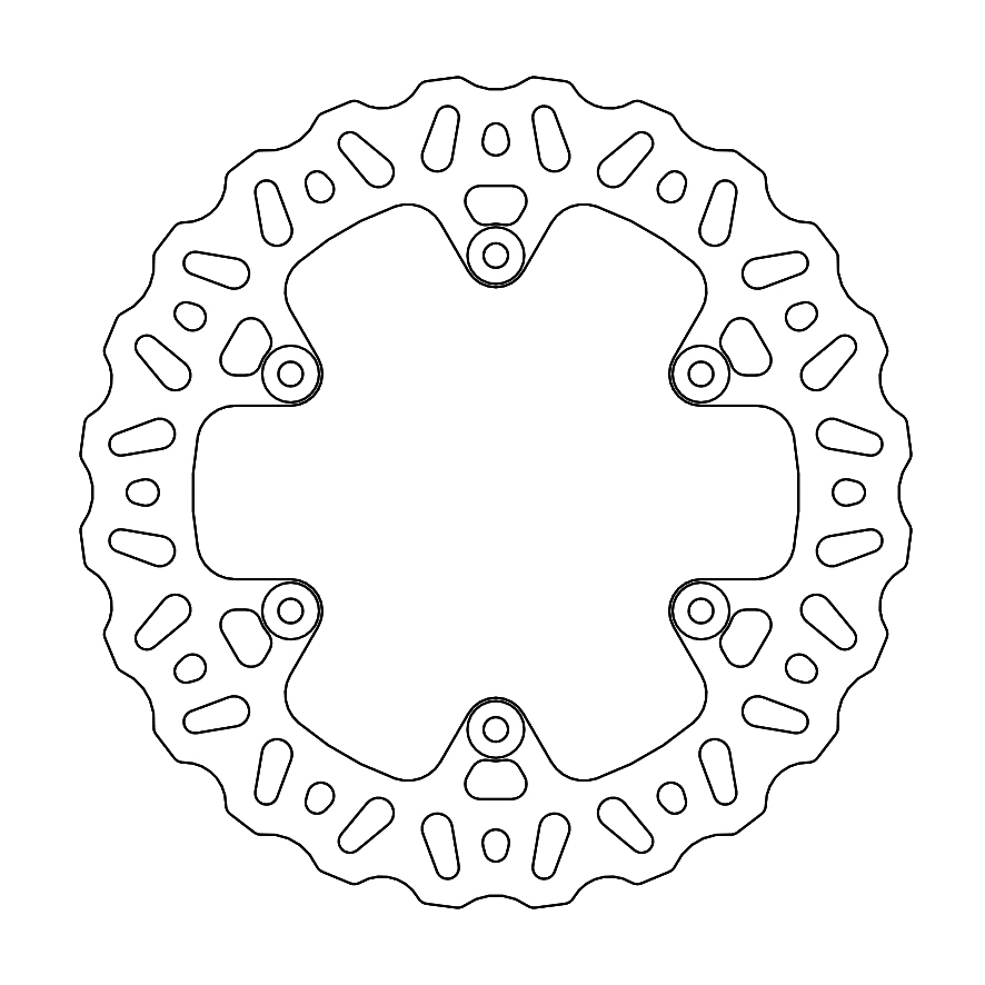 MINO : (33-6717 )  Nitro rear disc GasGas