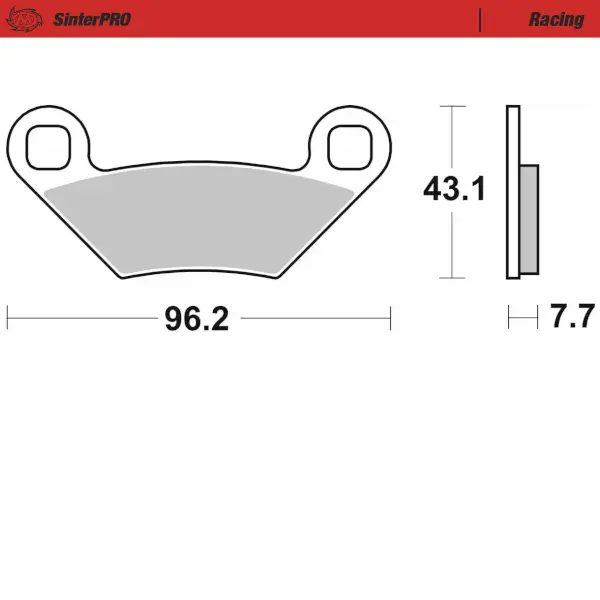 Moto-Master : Brake pad ATV | Racing
