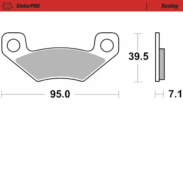 Moto-Master: Brake pad ATV | Racing