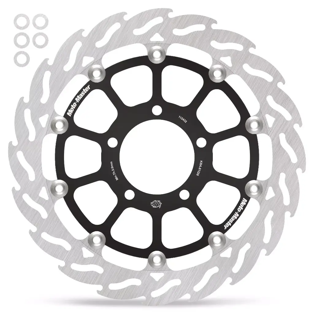 Moto-Master : Flame Road disc | Floating | Front | Left | Kawasaki: Z H2