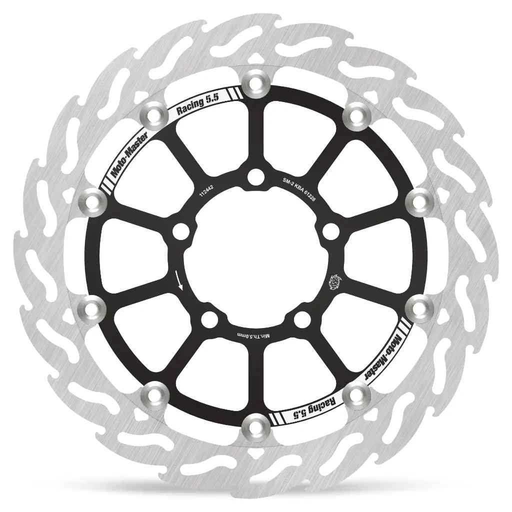 Moto-Master : Racing Flame Road disc | Floating | Front | Left | Triumph: Daytona 660