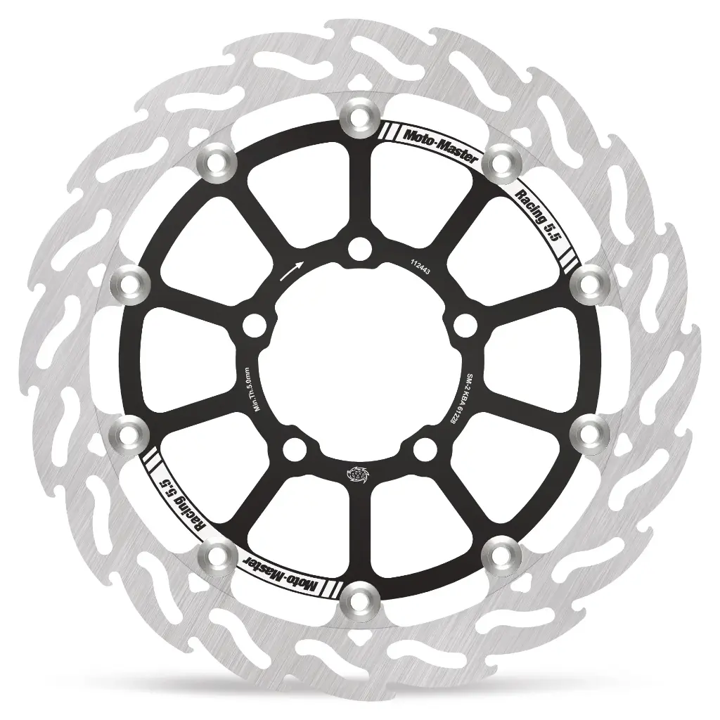 Moto-Master : Racing Flame Road disc | Floating | Front | Right | Triumph: Daytona 660