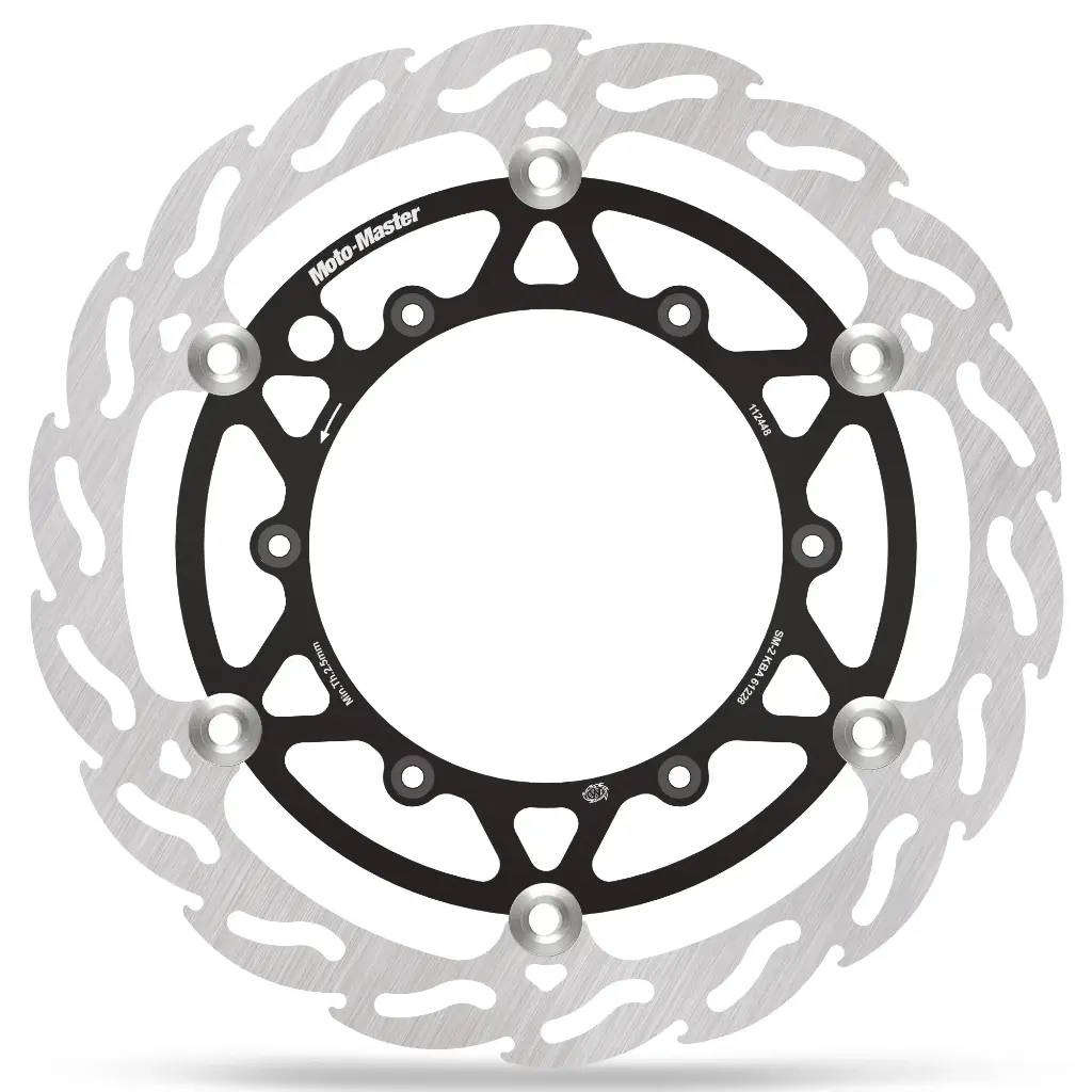 Moto-Master : Flame MX disc | Floating | Front | Ø280mm | Black | KTM, Husqvarna, GasGas