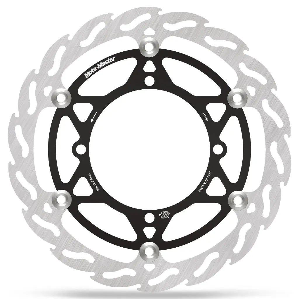 Moto-Master: Flame MX disc | Floating | Front | Ø280mm | Black | Suzuki