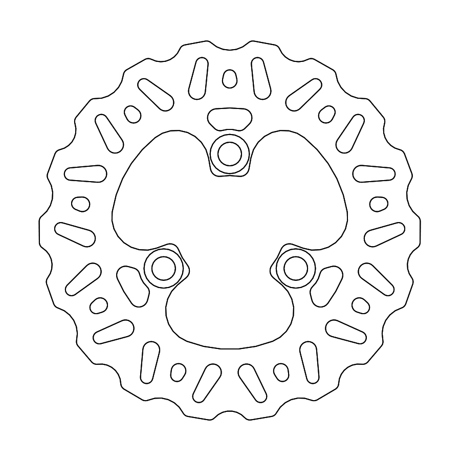 MINO  Nitro front disc Suzuki: LT230E/LT230/LT250/S, LT400Z, Kawasaki: KFX400