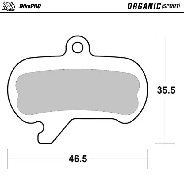 Moto-Master: Brake pad Bicycle | Organic Sport | SRAM: Maven
