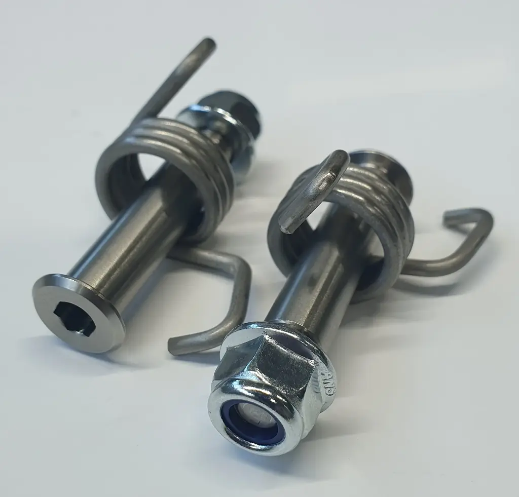 MINO : ( 12-0052 ) Honda : Bolt on : Pin=10 MM L=38 MM ,  Ink Spring