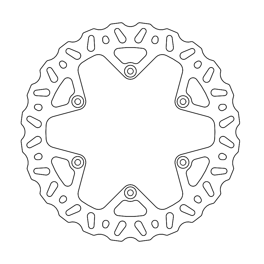 MINO : (33-6833 )  Nitro rear disc Yamaha: YZ450F 2020->