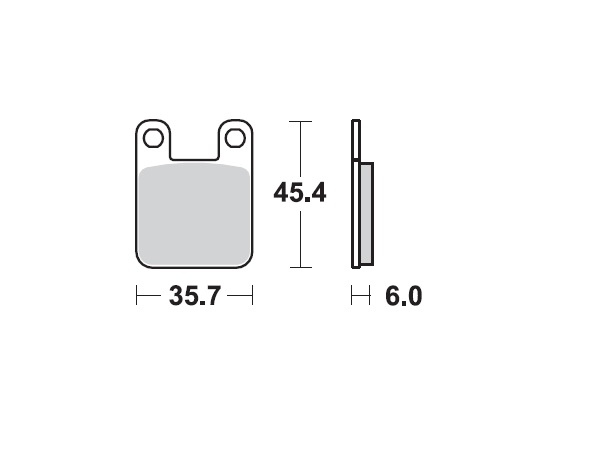 MINO : ( 35-905 ) M0115M  , Brake Pads Sinter , Fits : KTM 65     (sintered metal ) Medium for Wet condition