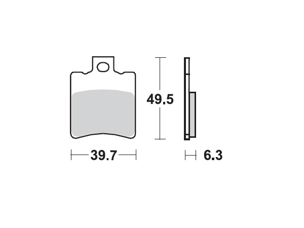 MINO : ( 35-978 ) M0193M  , Brake Pads Sinter , Fits : KTM (sintered metal ) Medium for Wet condition