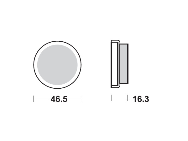 MINO Brake Pads Sinter , Fits :  ( 35-979 ) M0021M , Yamaha     (sintered metal )-Medium,Wet condition