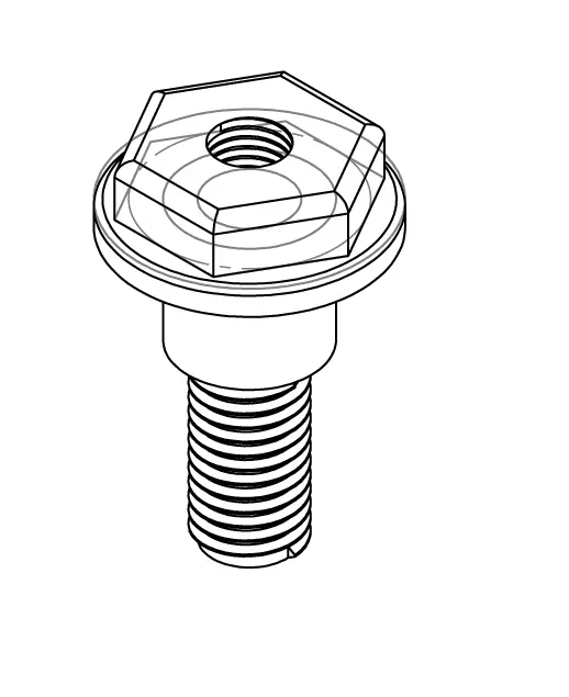 MINO : ( 36-1061 ) Yamaha : BOLT, COVER HEAD YZ250F