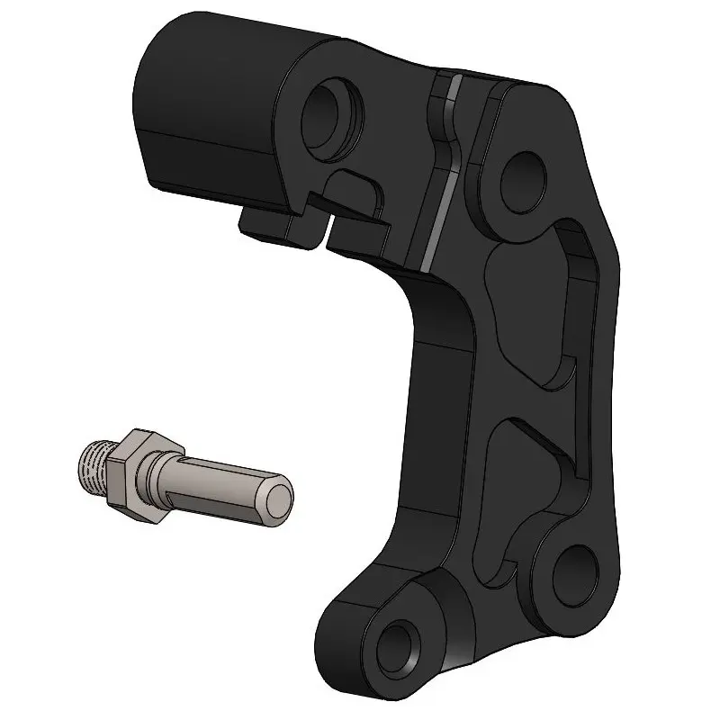 Moto-Master : Adapter | Front | Right | For Ø300mm | Black | Yamaha: Tenere