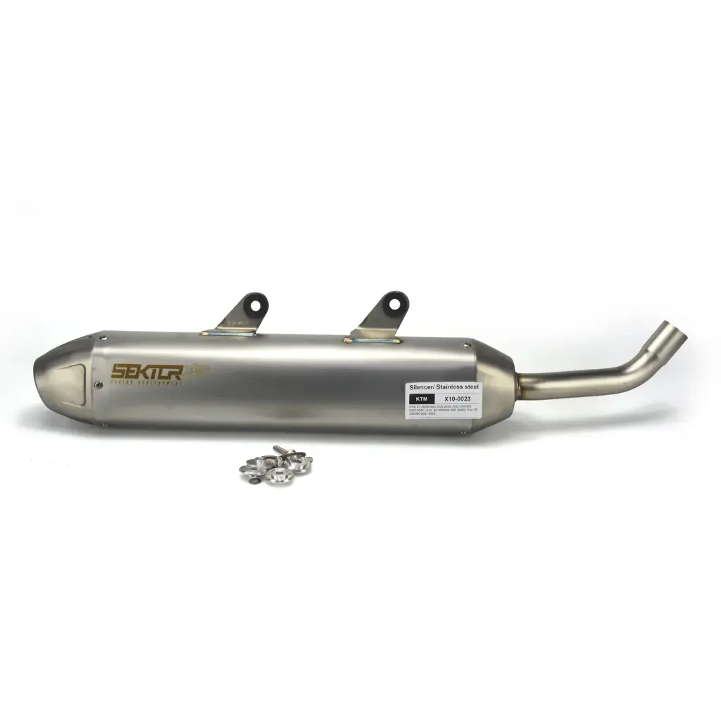 ( Sector ) 2 Stroke | KTM XC-W250/300 (2020-2023) Silencer | Slip On -Stainles steel 