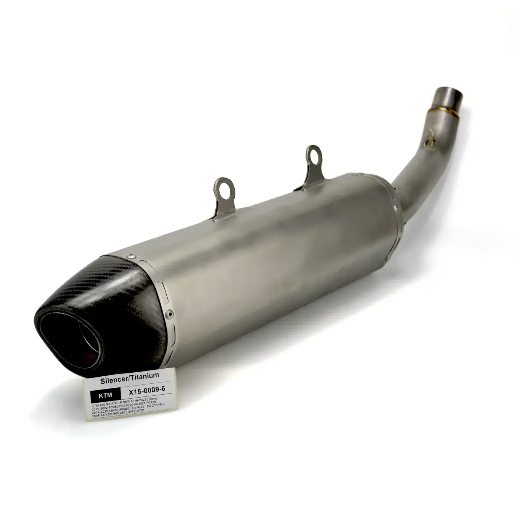 ( Sector ) 4 Stroke / KTM X-F/XC-F  450 2019-2022  / slip-on silencer | grey titanium carbon