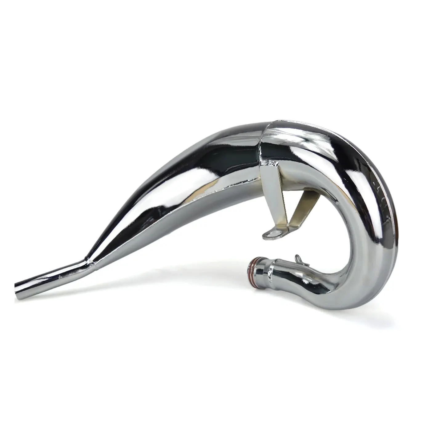 [X12-0026] ( Sector ) 2 Stroke / KTM / SX 125 / (2019-2022) / HUS / TC 125 / (2019-2022) / GAS / MC 125 / (2021-2023) / exhaust pipe Mid Steel chromed Finish