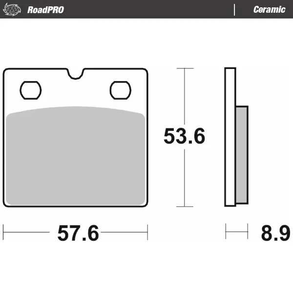 Moto-Master : Brake pad RoadPro | Ceramic