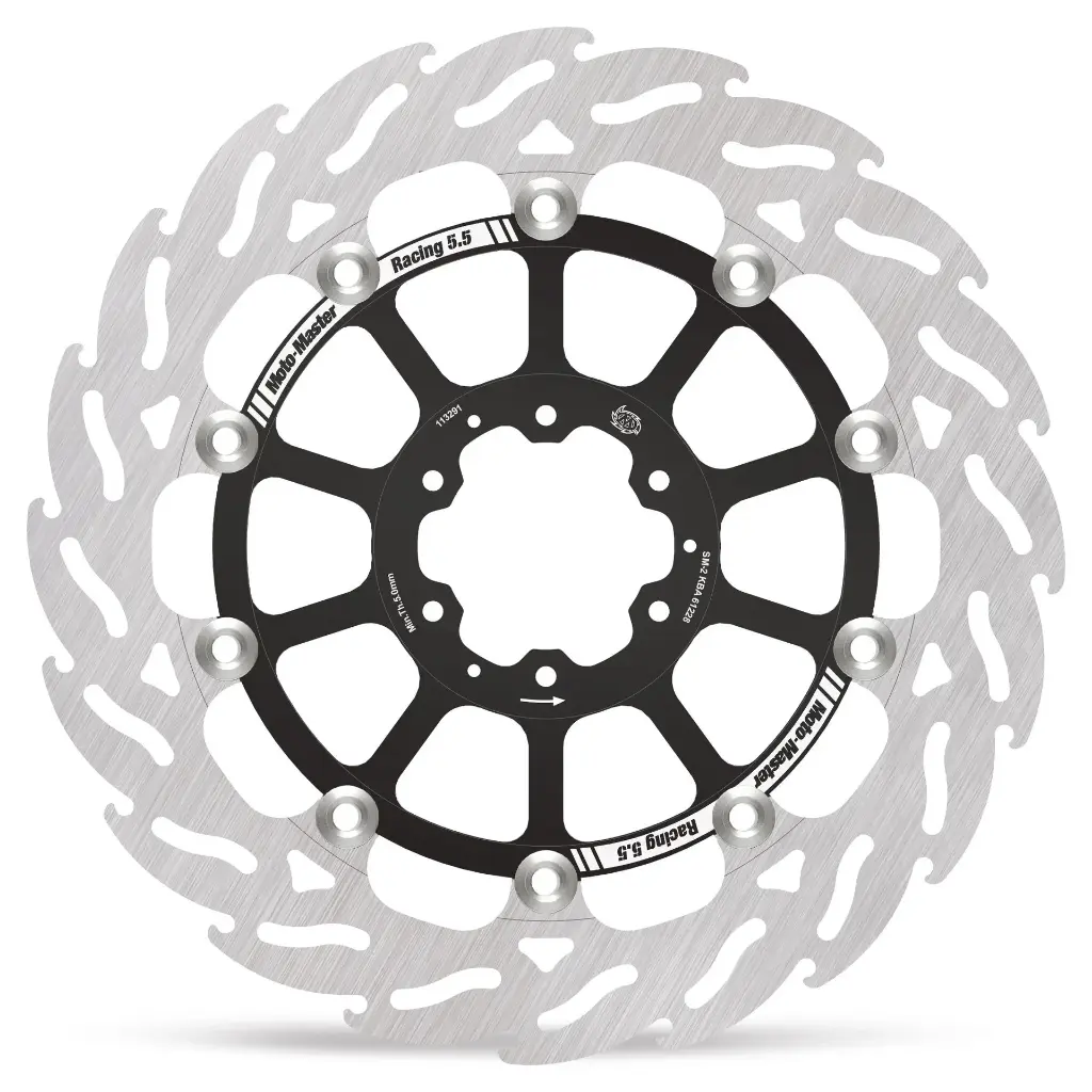 Moto-Master : Racing Flame Road disc | Floating | Front | Left | Honda: Africa Twin
