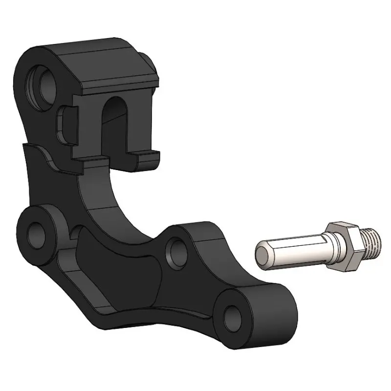 Moto-Master : Adapter | Front | For Ø280mm | Black | Honda