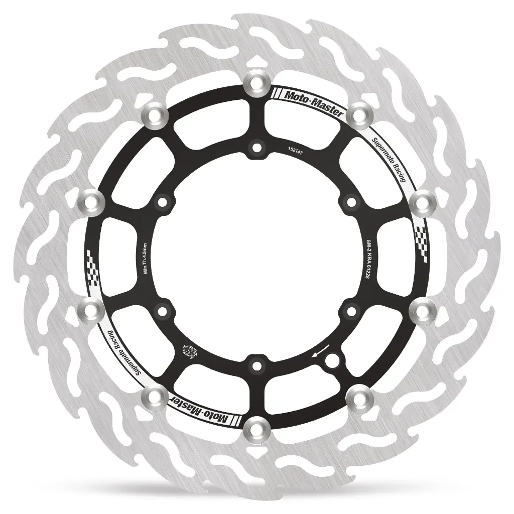 Moto-Master :  Supermoto Racing Flame front disc KTM, Husqvarna  ( for mounting on the right side of the motorcycle ) 