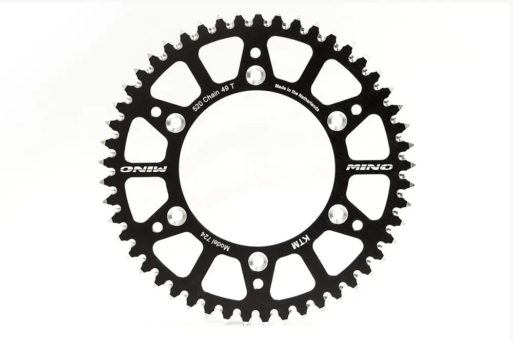 MINO Rear Sprockets 7075 , Fits :  ( KTM 715 )SX 50 , , 415.  2000-2013