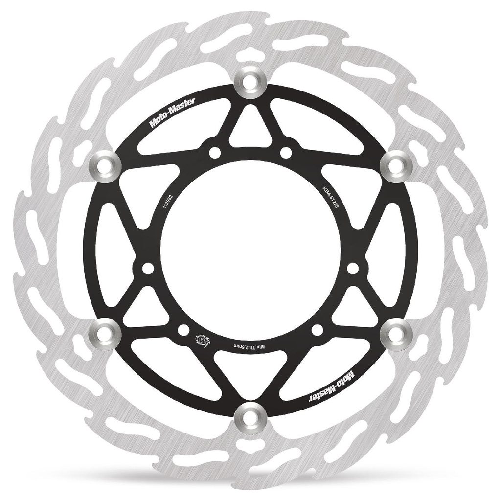 Moto-Master : Flame MX disc | Floating | Front | Ø270mm | Black | Honda: CR125/250/500, CRF250/450