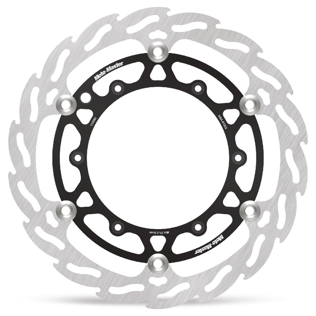 Moto-Master : Flame MX disc | Floating | Front | Ø270mm | Black | KTM, Husqvarna, GasGas