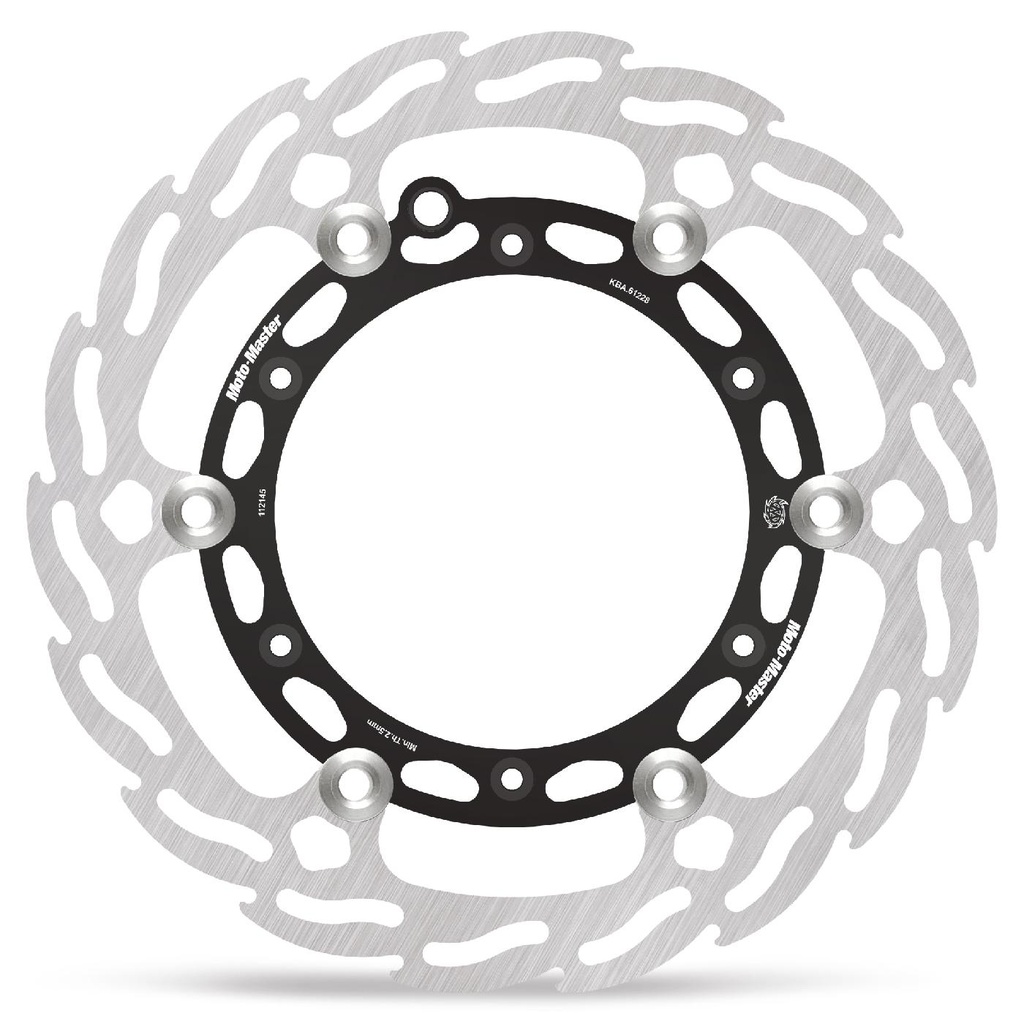 Moto-Master : Flame MX disc | Floating | Front | Ø260mm | Black | KTM, Husqvarna, GasGas