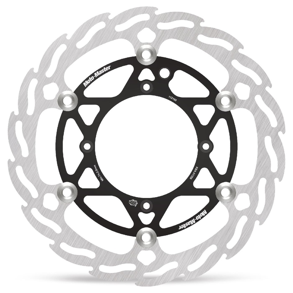 Moto-Master: Flame MX disc | Floating | Front | Ø260mm | Black | KTM: SX85, Freeride, Husqvarna: TC85