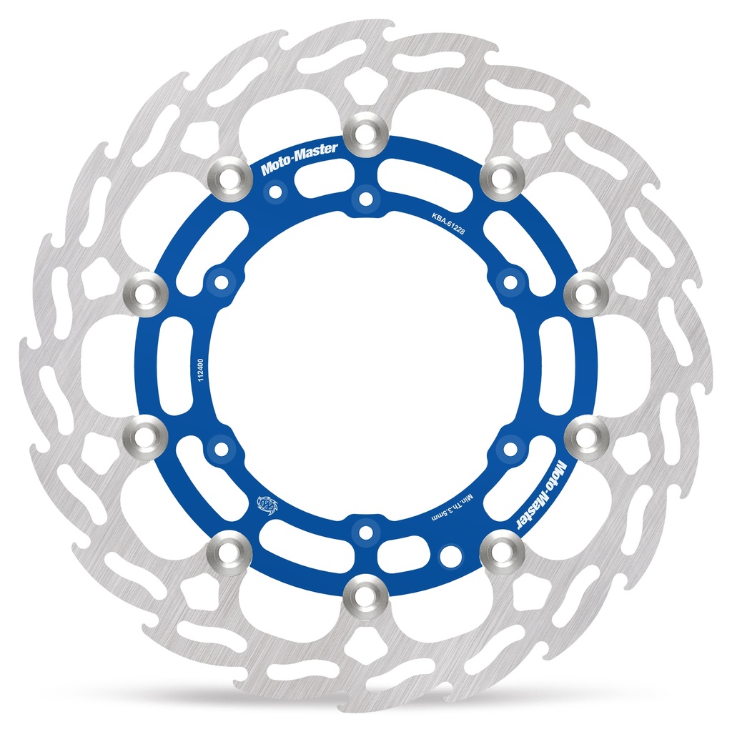 Moto-Master: Flame Road disc | Floating | Front | KTM: Dakar | Blue