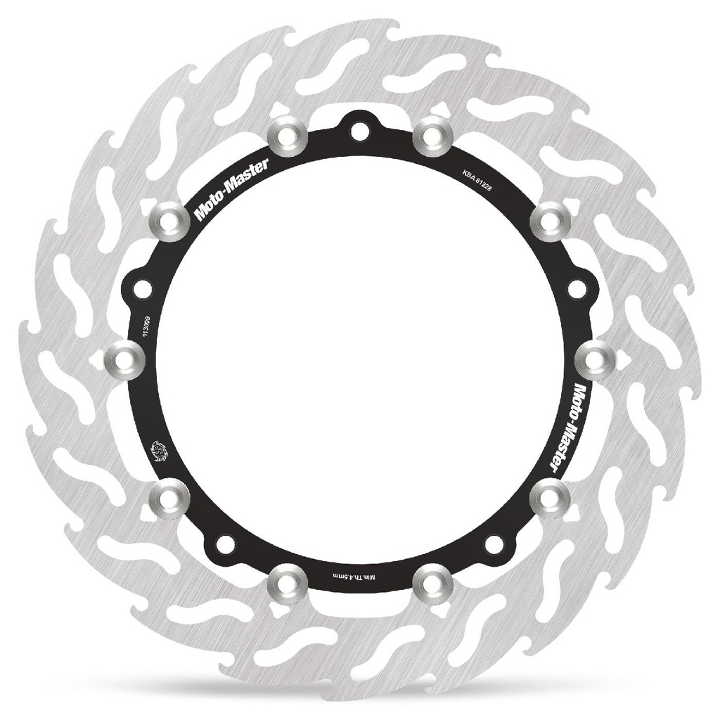 Moto-Master : Flame Road disc | Floating | Front | Left | BMW: R1200GS, Adventure