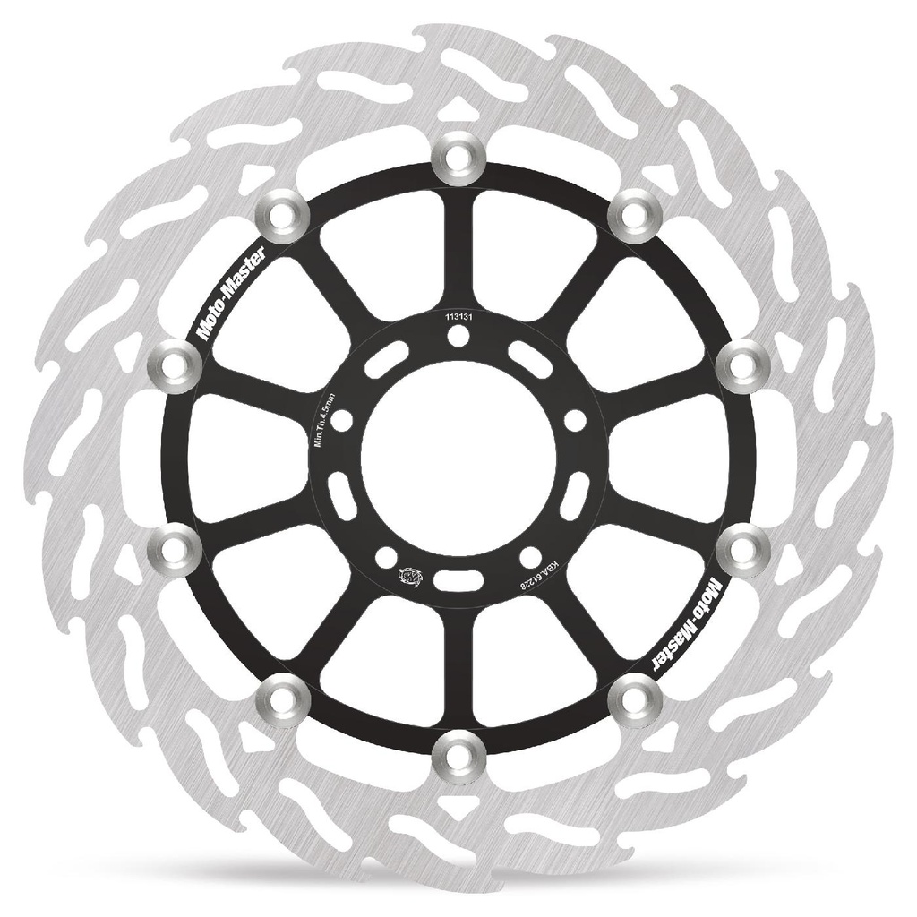 Moto-Master : Flame Road disc | Floating | Front | Right | Ducati: Diavel, Multistrada