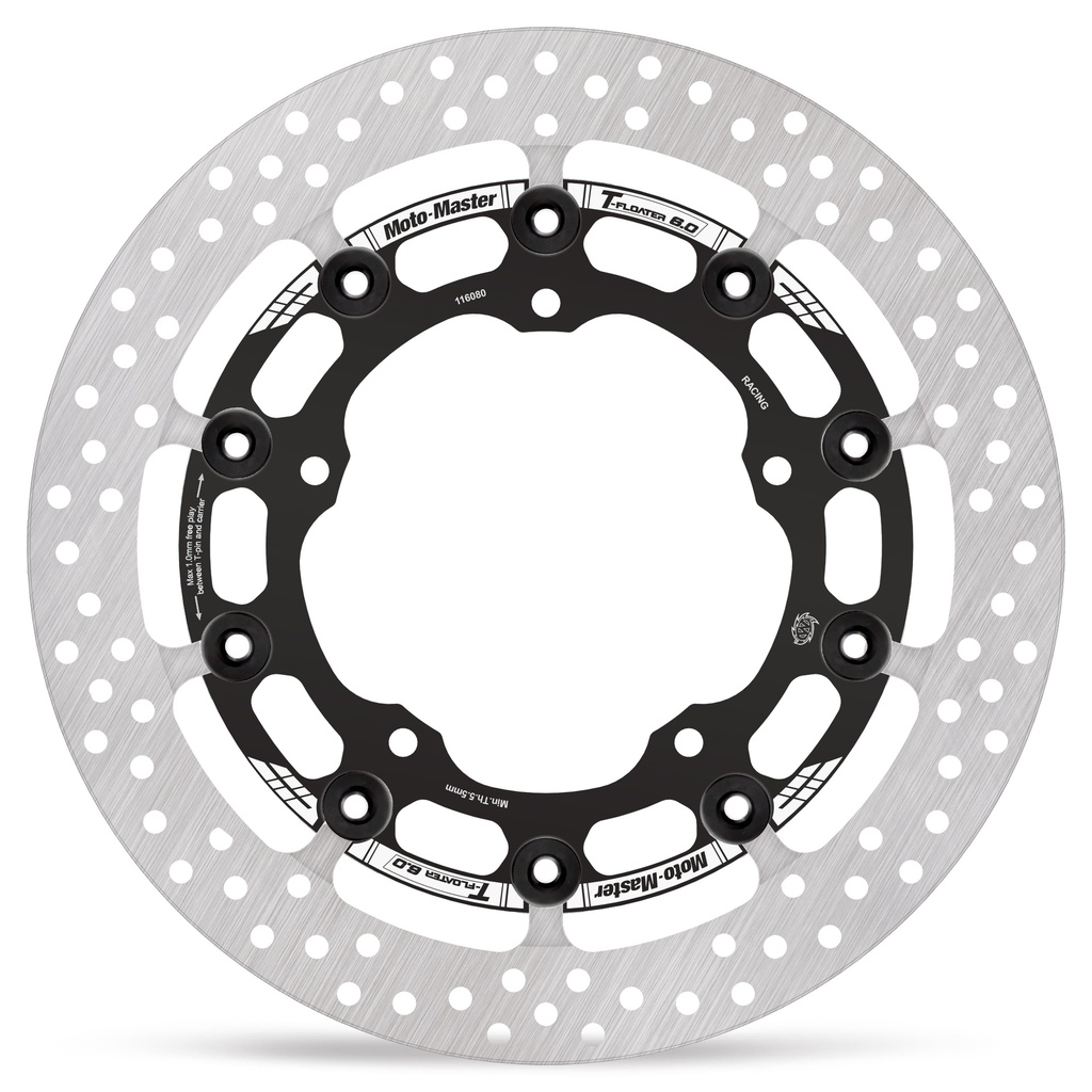 Moto-Master: Halo T-floater disc | Floating | Front | Ø320x6.0x34.0mm | Yamaha: R6, R1