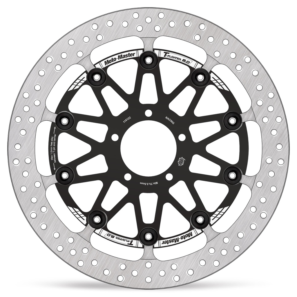 Moto-Master : Halo T-floater disc | Floating | Front | Ø320x6.0x31.0mm | KTM: Super Duke R