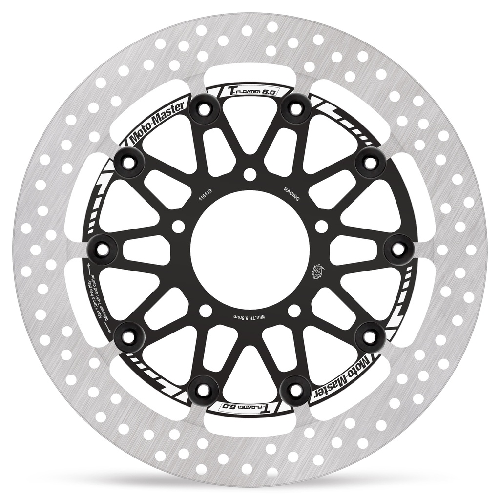 Moto-Master : Halo T-floater disc | Floating | Front | Ø320x6.0x34.0mm | MV Agusta: F3, Brutale 800