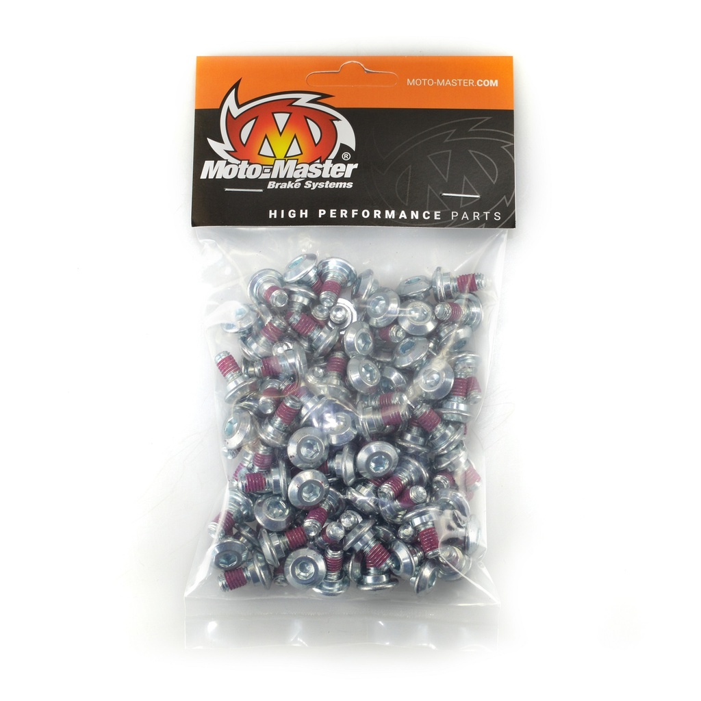 Moto-Master :  Set of bolts M6x12 countersunk inner hex (100 pcs)