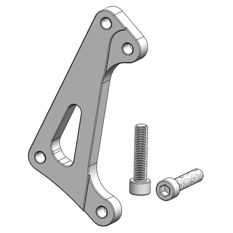 Moto-Master : Supermoto Racing adapter | Front | For Ø320mm | Kawasaki, Suzuki